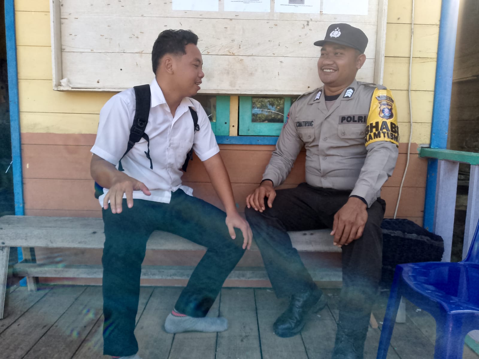 Cooling System Piket Polsek Marikit Sambang warga binaandi Kec Marikit.