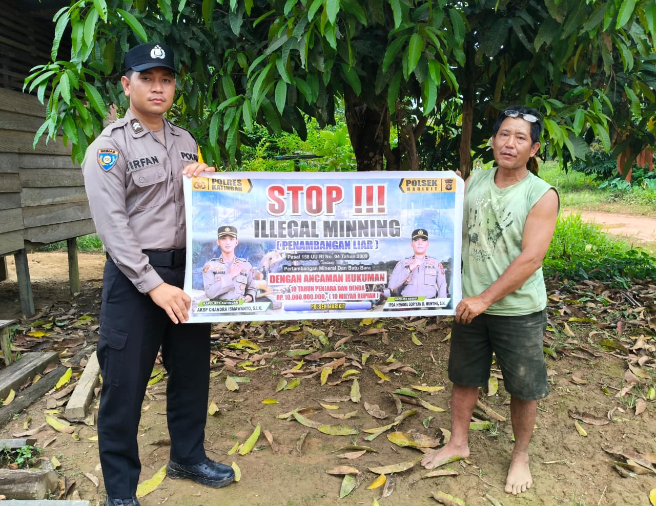 Cegah Ilegal Mining, Pers Polsek Marikit Sambangi Warga…