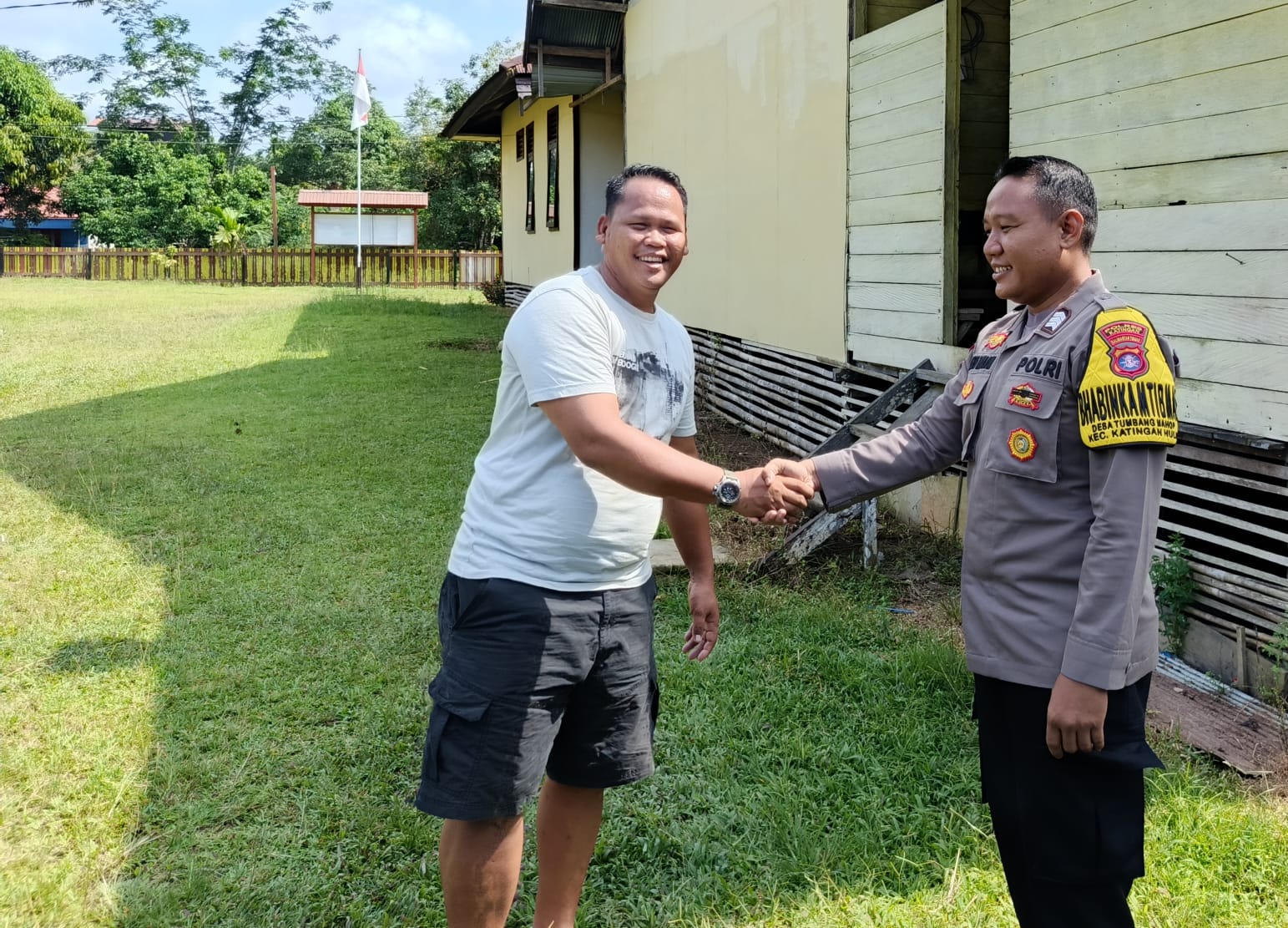 ‎BHABINKAMTIBMAS POLSEK KATINGAN HULU SAMBANGI WARGA.‎