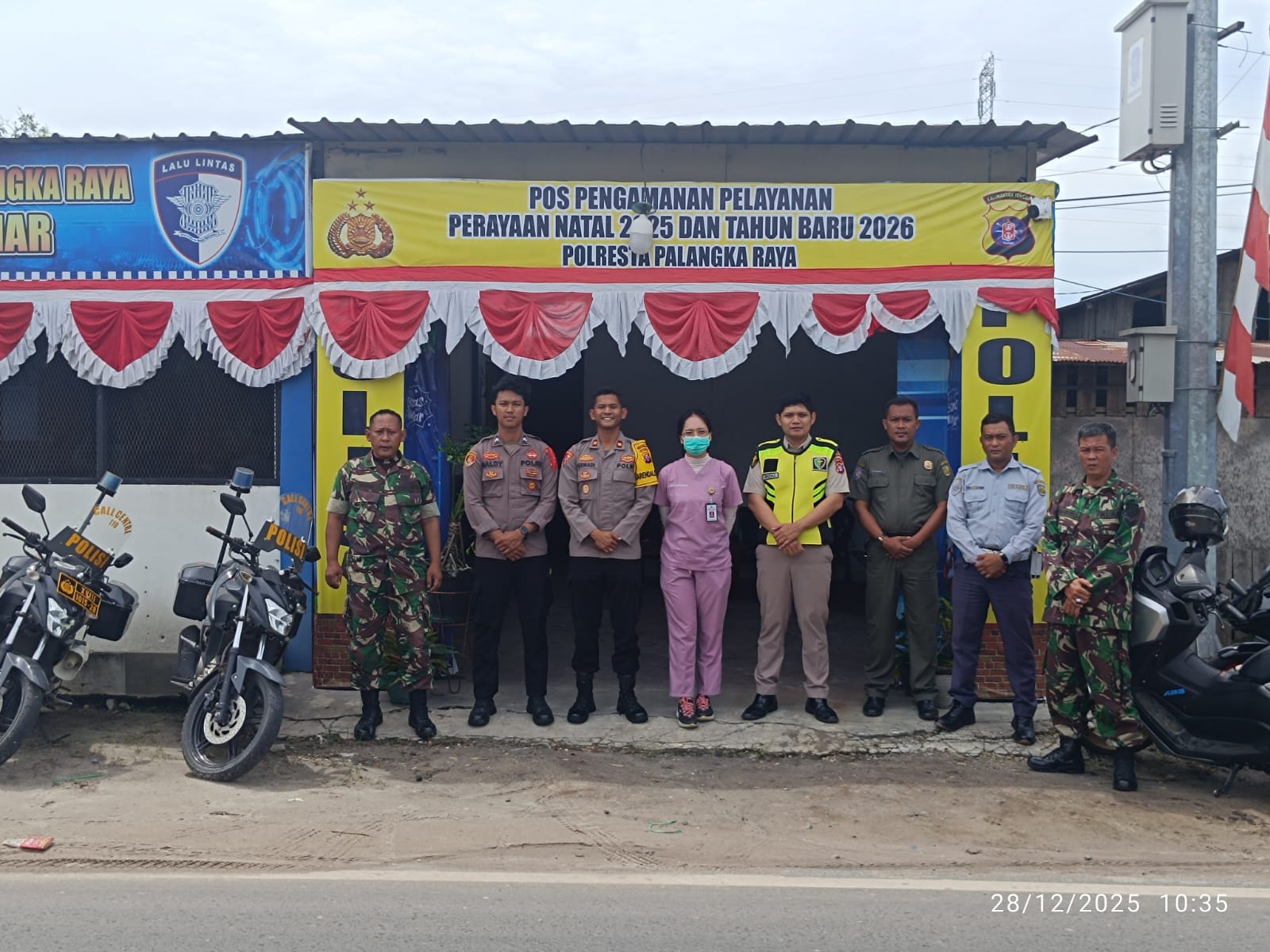 Dukung Pengamanan Nataru, Rumkit Bhayangkara Periksa Kesehatan Petugas Ops Lilin Talabang 2025 dan Bagikan Vitamin