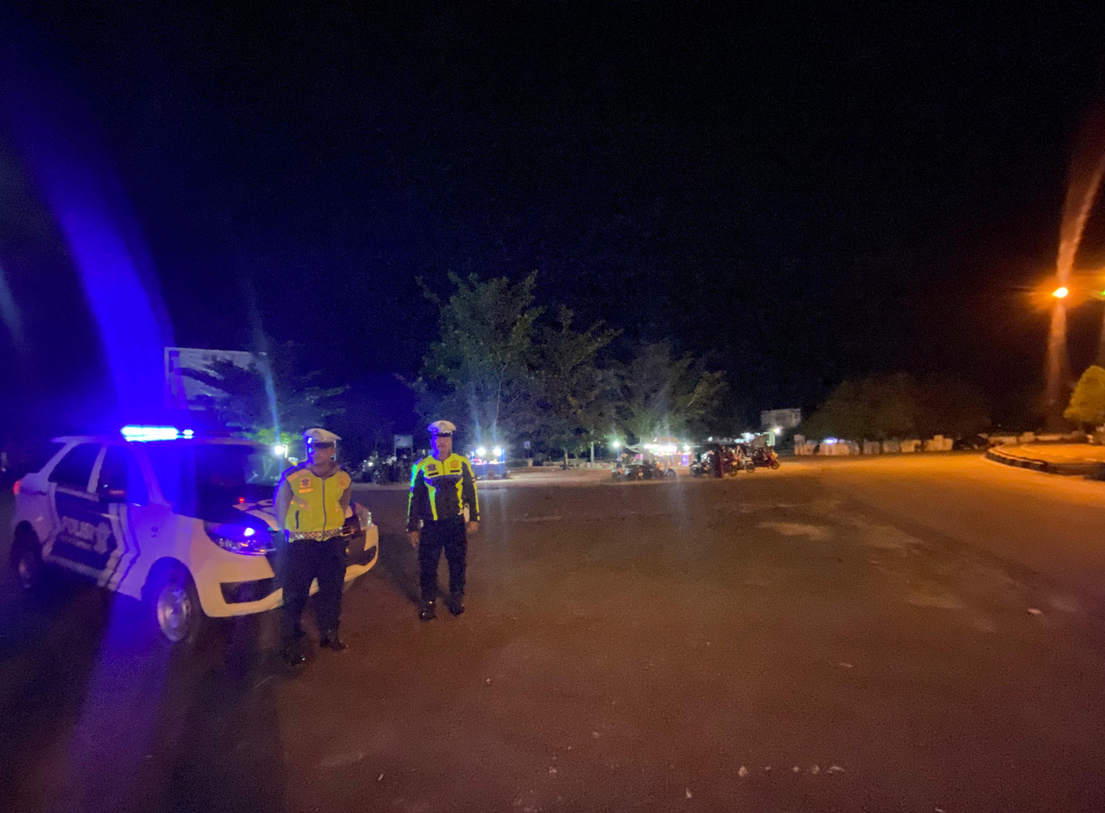 Patroli Blue Light Polres Lamandau, Upaya Cegah Gangguan Kamtibmas