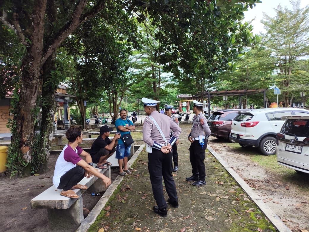 Patroli Objek Wisata Satlantas Polres Katingan.