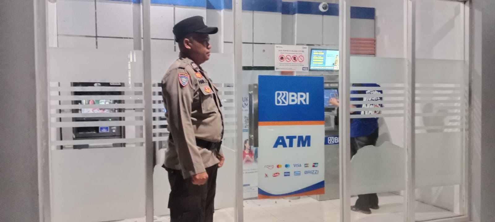 Piket Malam Polsek Bulik Patroli ke Perbankan (ATM) diwilkum Polsek Bulik