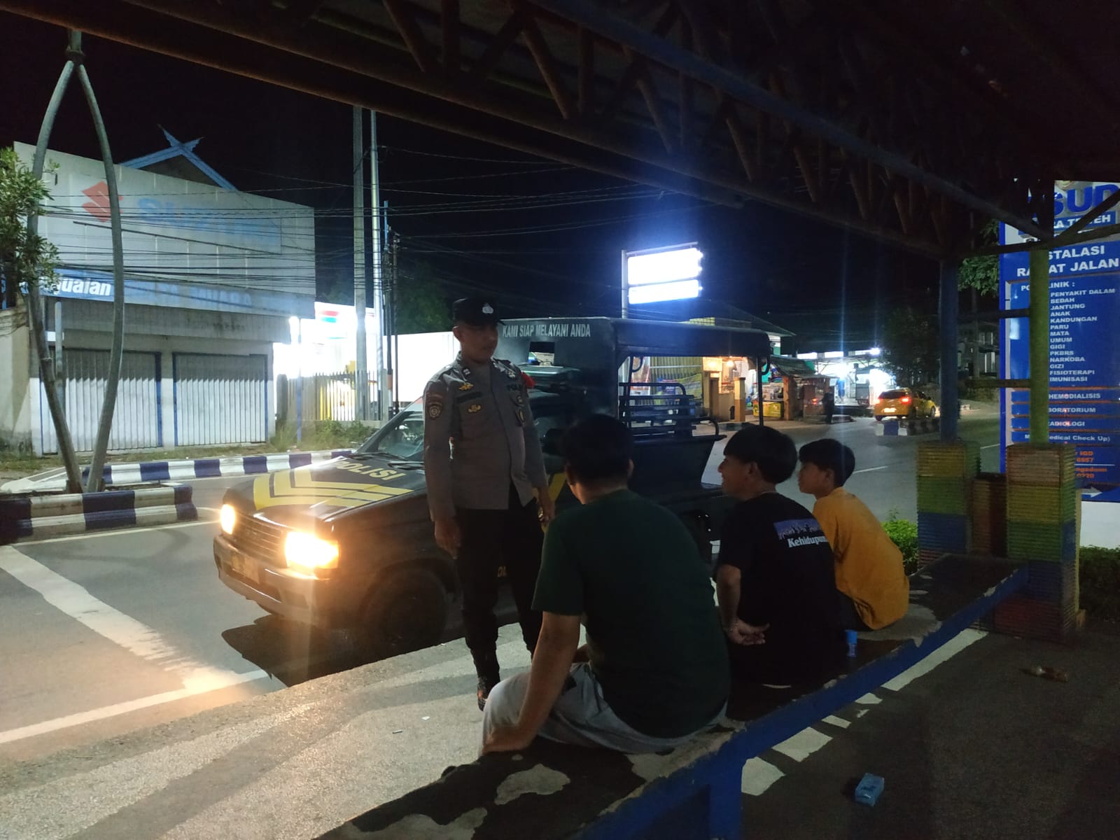 Antisipasi Kenakalan Remaja, Polsek Teweh Tengah Laksanakan Patroli Ke Tempat Rawan dan Berikan Himbauan Kepada Masyarakat