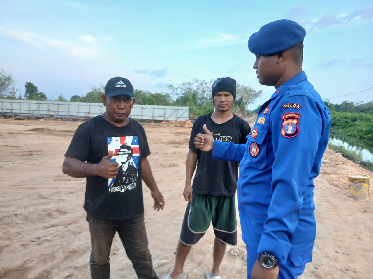 Polmas Perairan, Personel Ditpolairud Ajak Masyarakat Perangi Narkoba