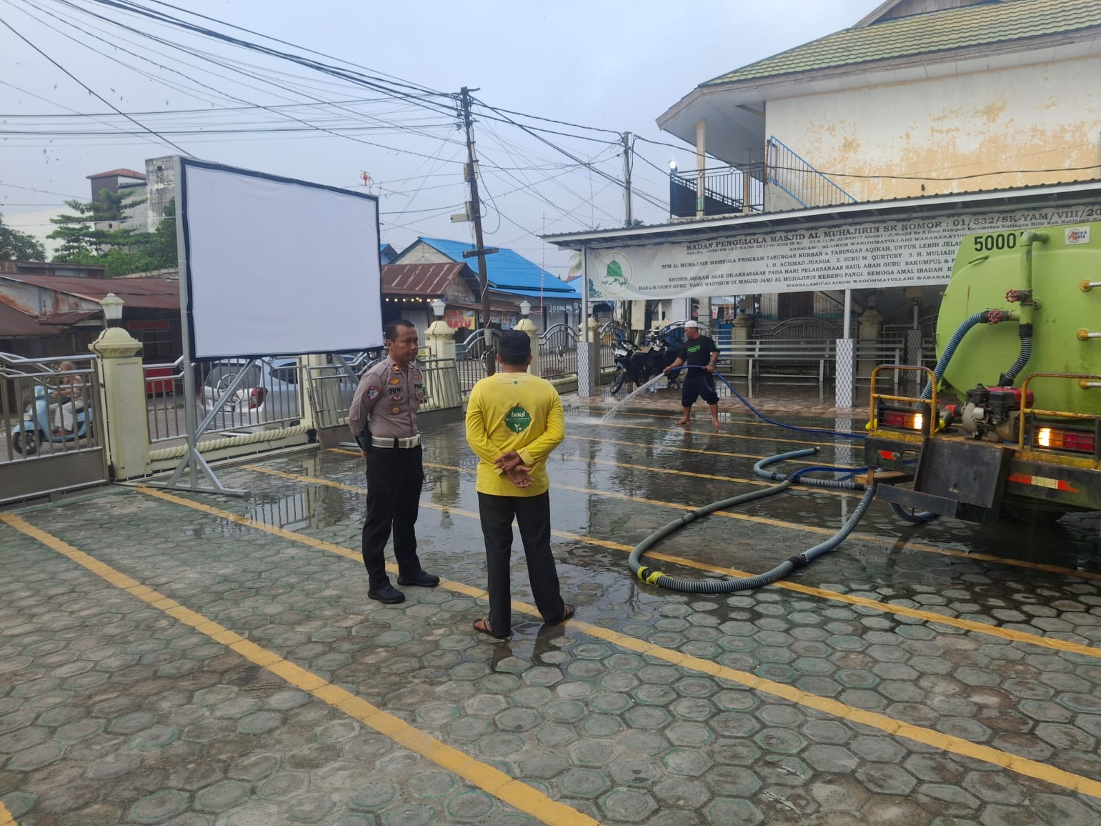 Kasat Lantas Polres Katingan Cek Kesiapan Haul dan Rest Area di Kereng Pangi