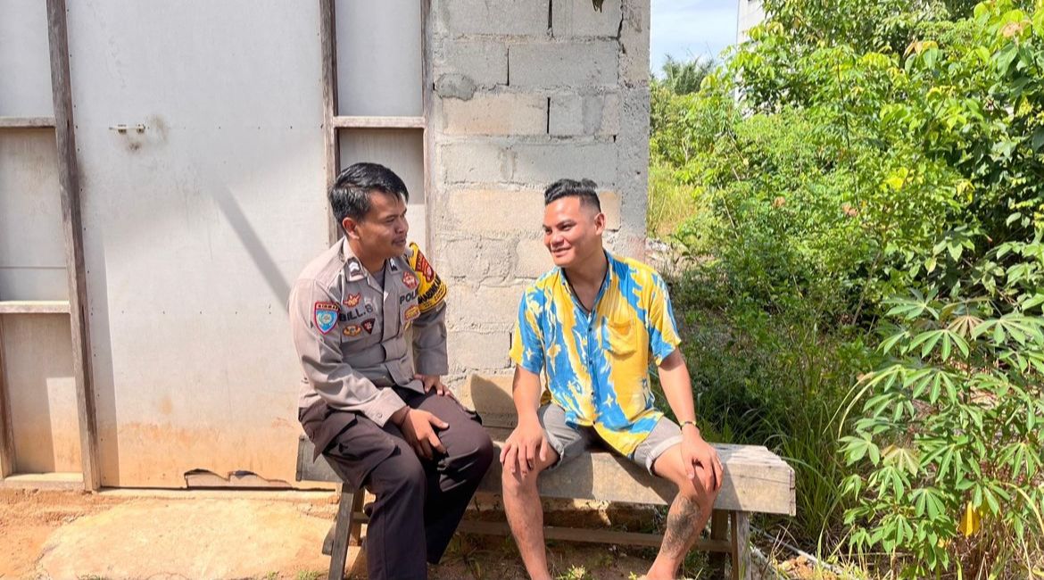 Polsek Katingan Tengah Sambang Kamtibmas