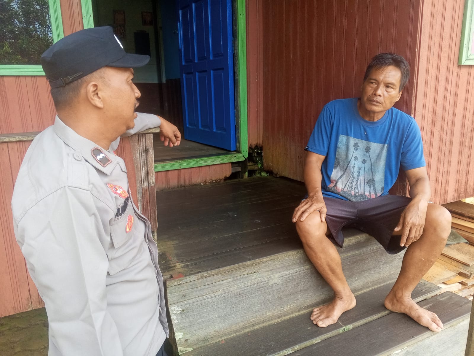 *. Bhabinkamtibmas Rantau Bangkiang Ajak Warga Wujudkan Kamtibmas Kondusif*