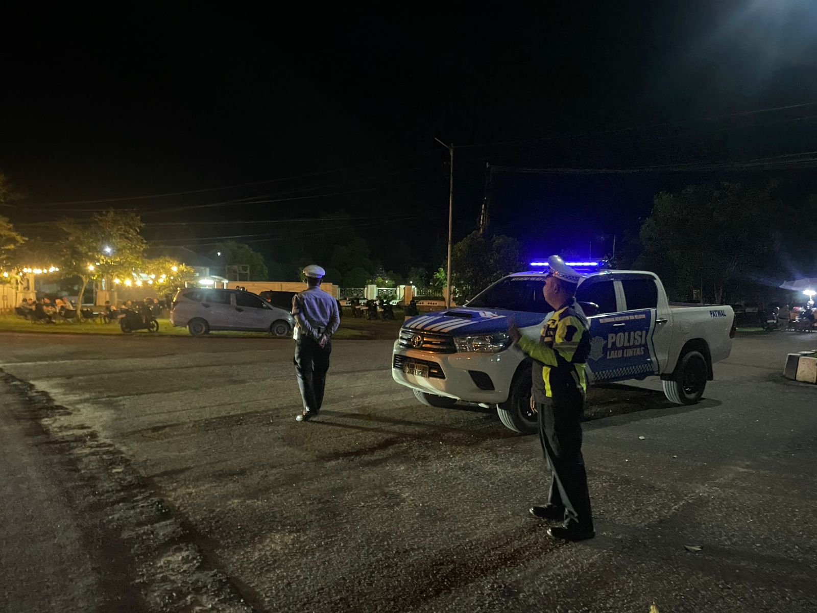 Patroli Blue Light Polres Lamandau, Upaya Cegah Gangguan Kamtibmas