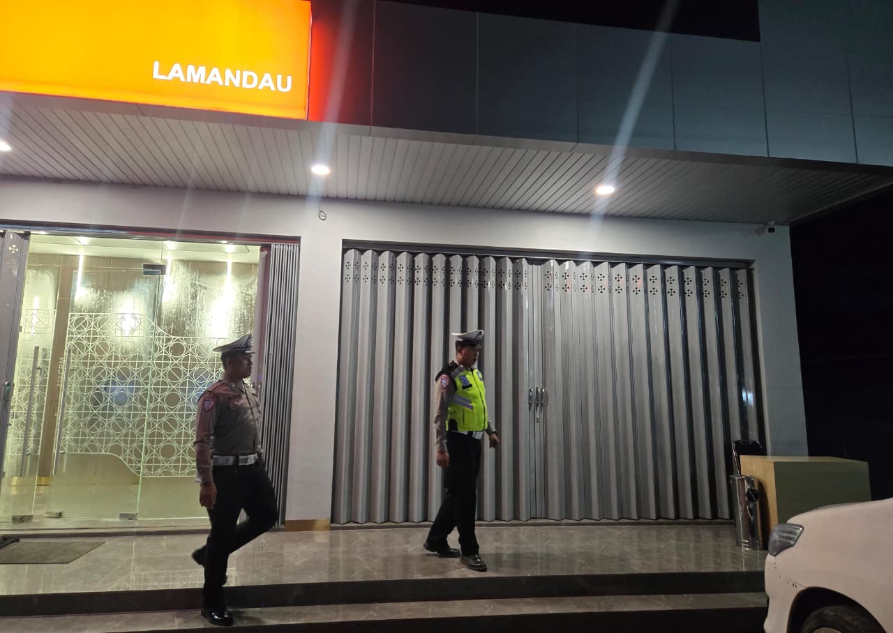 Sat Lantas Polres Lamandau Gelar Patroli di Objek Vital Demi Ciptakan Kamtibmas Kondusif