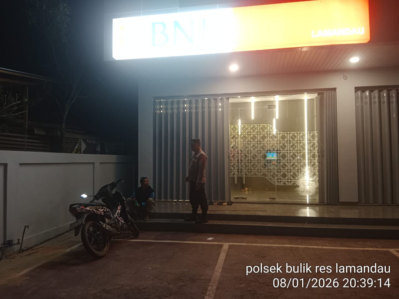 Polsek Bulik Patroli Obyek Vital dan Bank wilkum Polsek Bulik