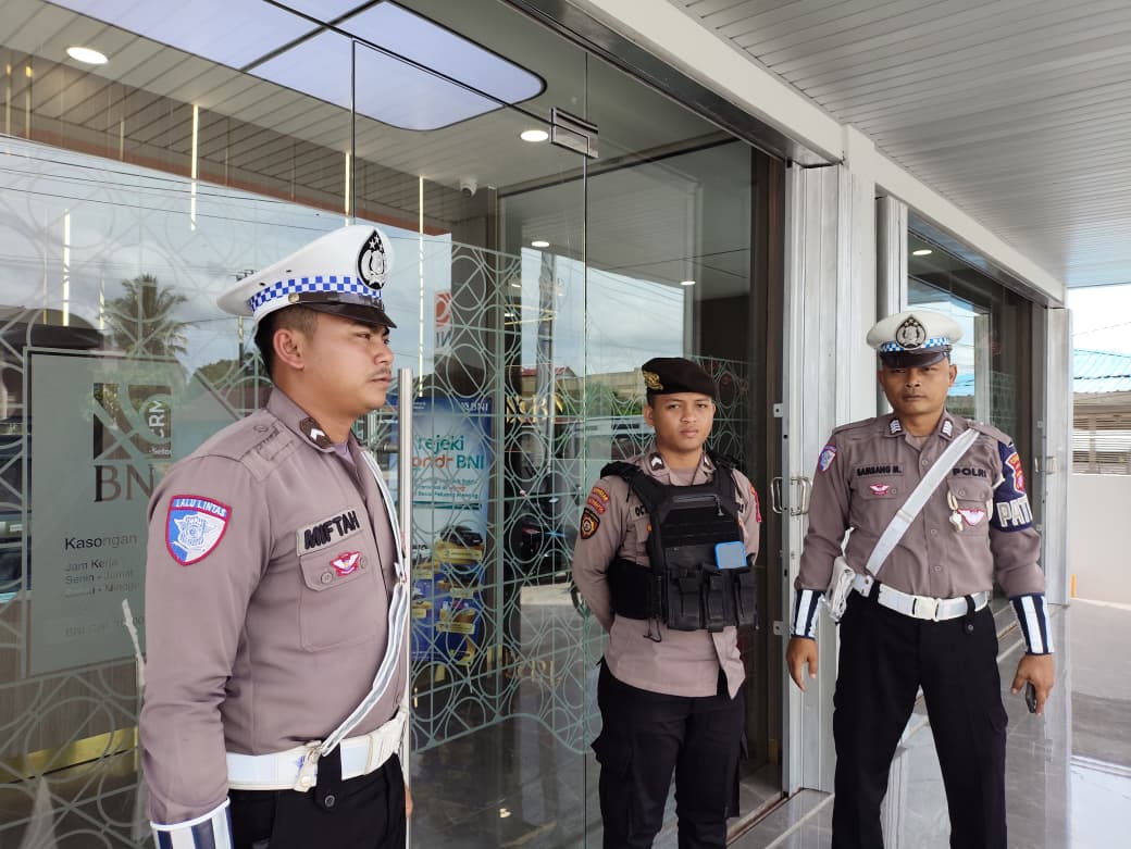 *Ciptakan situasi kamtibmas yang kondusif, Satlantas Polres Katingan rutin laksanakan monitoring Objek Vital*