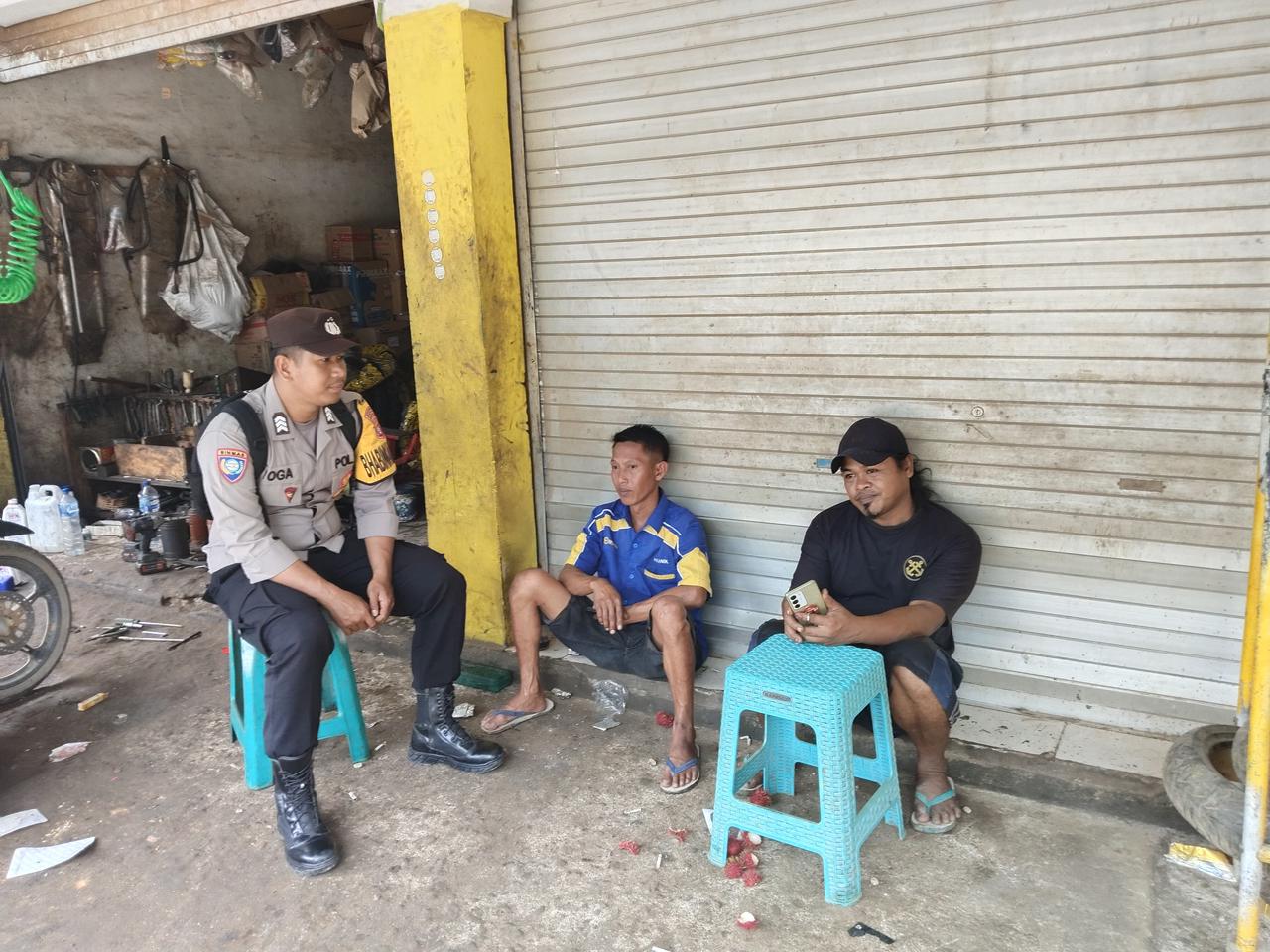 Polsek Katingan Tengah Sambang Kamtibmas