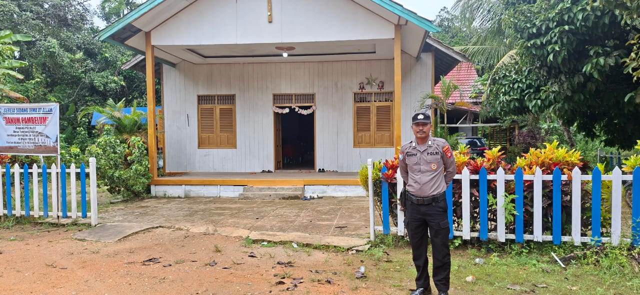 *PAM dan Patroli Ibadah Minggu oleh Polsek Sanaman Mantikei*
