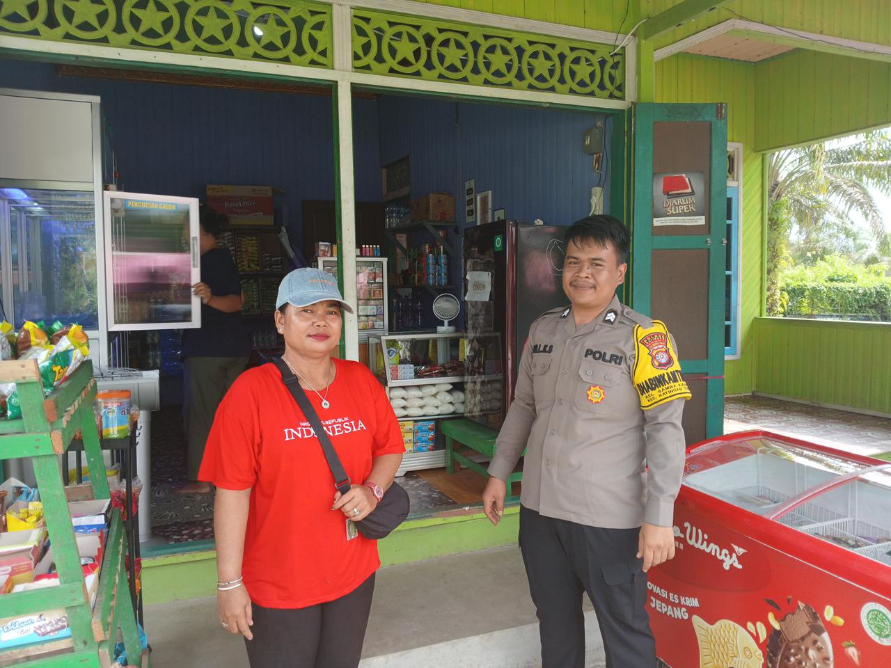 Polsek Katingan Tengah Sambang Kamtibmas