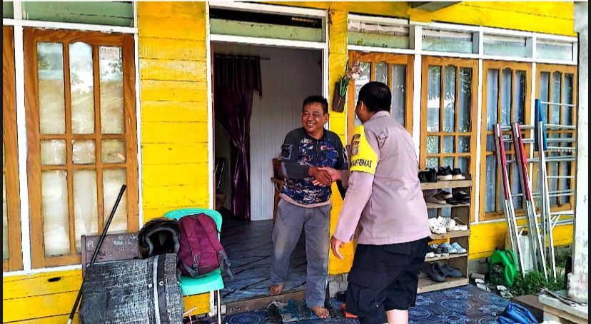 Polsek Katingan Tengah Sambang Kamtibmas