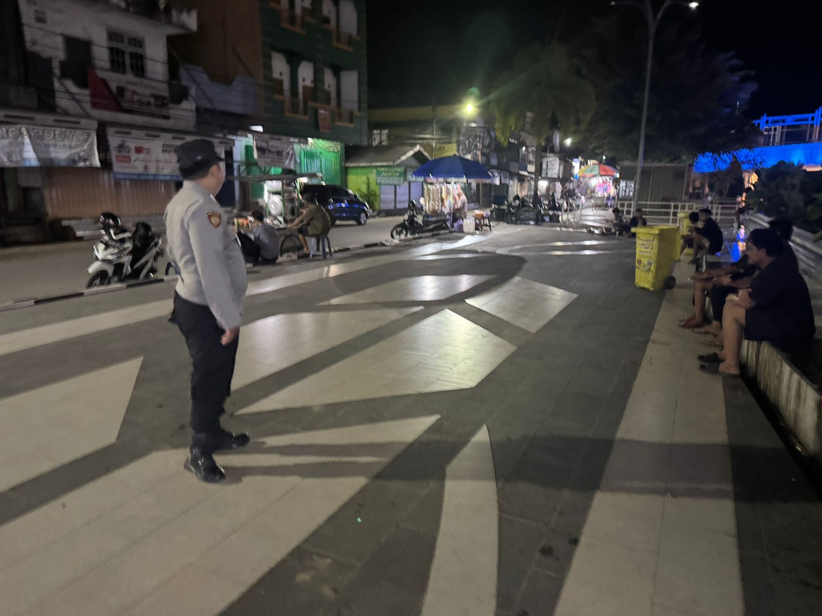 Antisipasi Tindak Kriminalitas, Polsek Teweh Tengah Laksanakan Patroli Malam