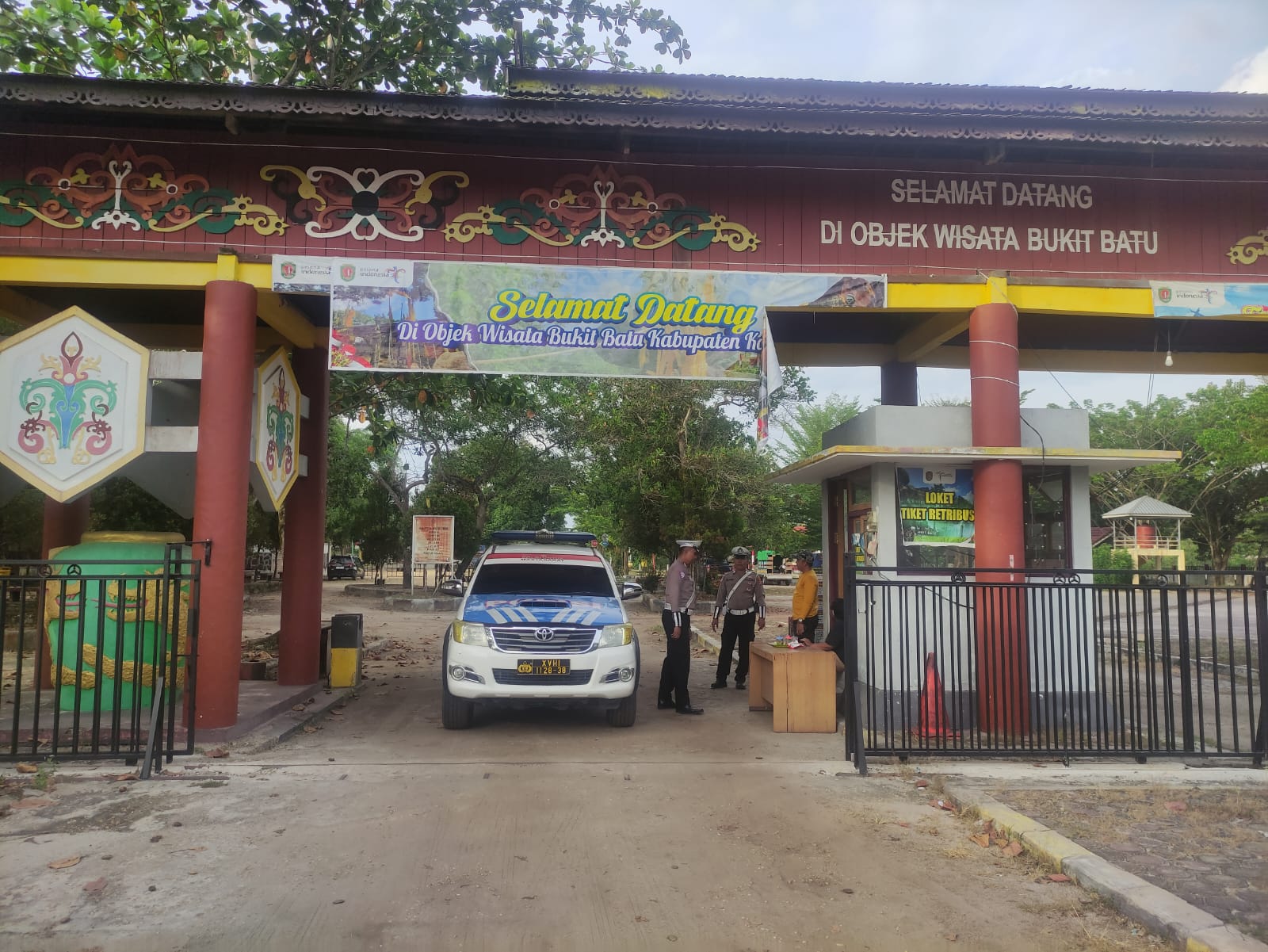 Cek Situasi Kamtibmas dengan Patroli Objek Wisata Bukit Batu oleh Satlantas Polres Katingan
