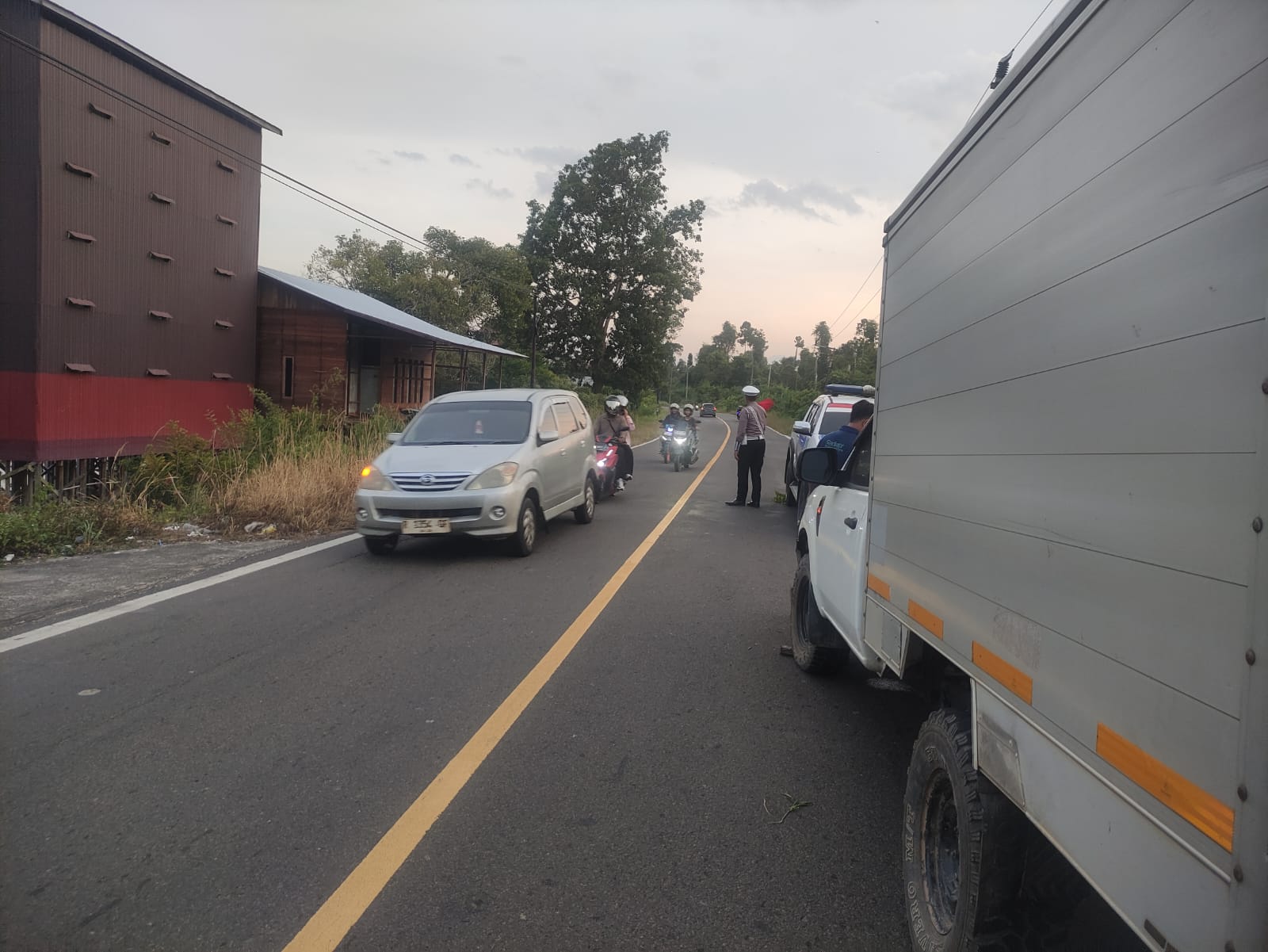 Antisipasi Laka Lantas, Satlantas Polres Katingan laksanakan patroli ke titik-titik lokasi rawan laka lantas.