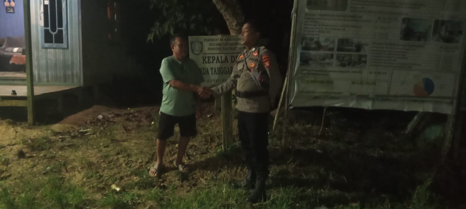 BHABINKAMTIBMAS POLSEK KATINGAN HULU MELAKSANAKAN SAMBANG KEPADA WARGA MASYARAKAT