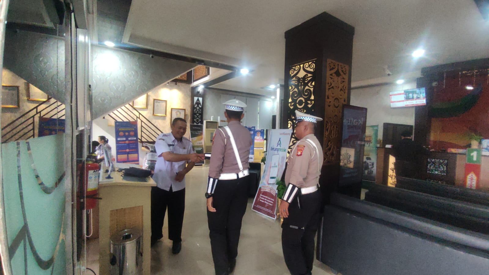 Ciptakan situasi kamtibmas yang kondusif, Satlantas Polres Katingan rutin laksanakan monitoring Objek Vital