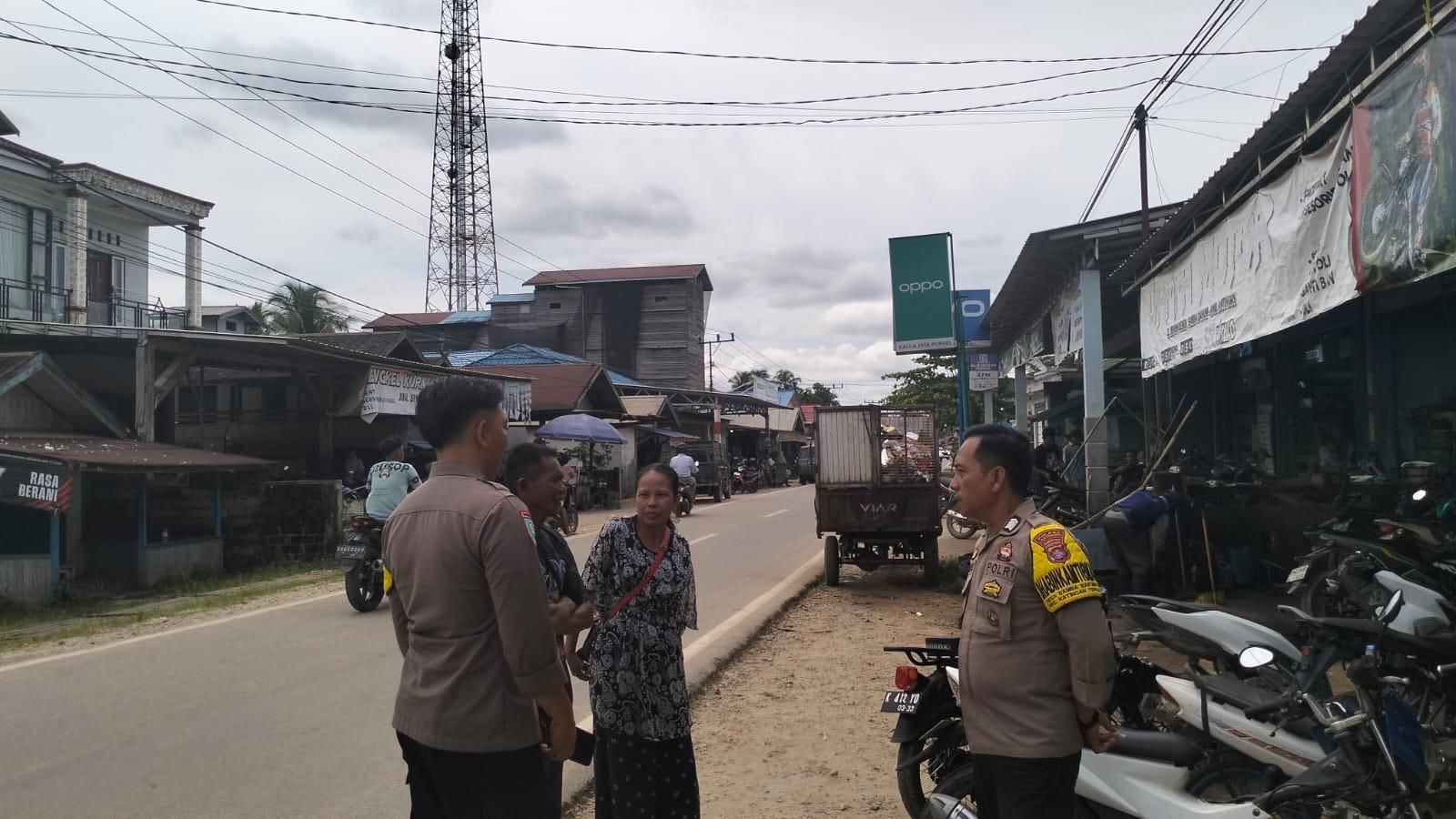 Polsek Katingan Tengah Sambang Kamtibmas