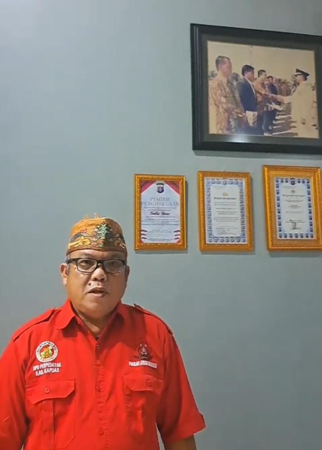 Ketua DPD Perperdayak Kab. Kapuas Dukung Polri Tetap di Bawah Presiden