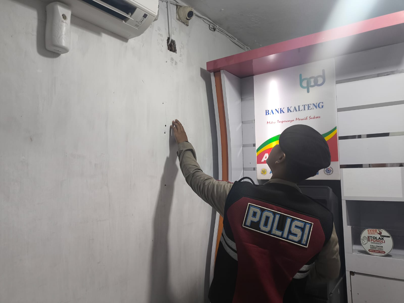 Piket Sat Samapta Polres Lamandau Gelar Patroli Rutin di Area Perbankan
