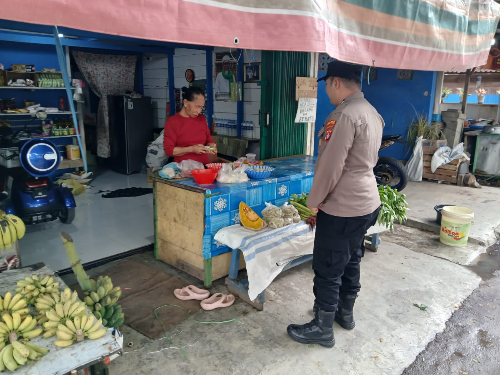 Sampaikan Pola Hidup Sehat Kepada Warga, Polsek Teweh Tengah Sosialisasikan Germas ke Masyarakat