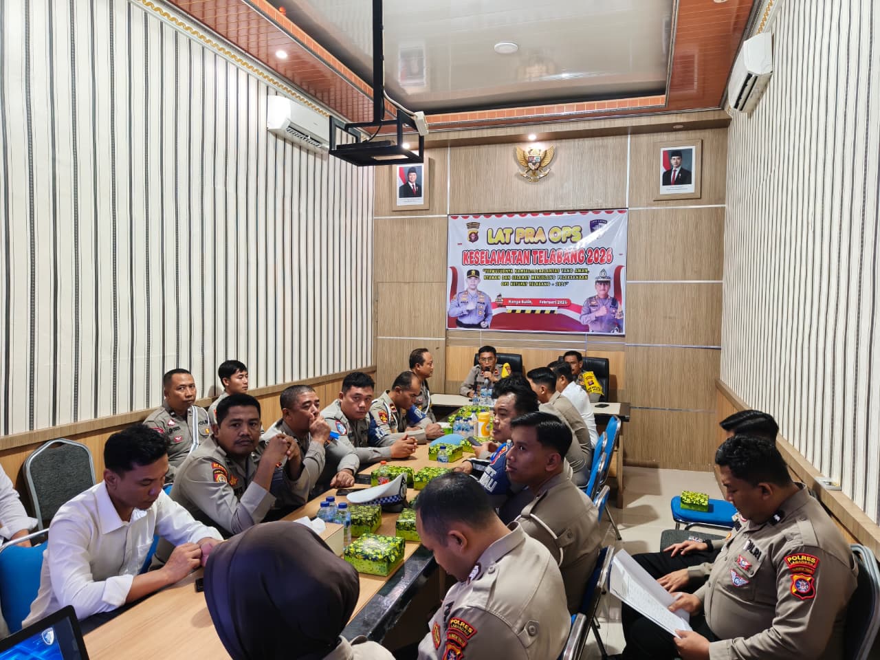 Polres Lamandau Laksanakan Latihan Pra Operasi Keselamatan Telabang 2026