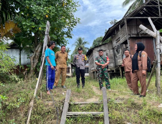 Perkuat Kamtibmas, Polsek Katingan Tengah Sambangi Warga