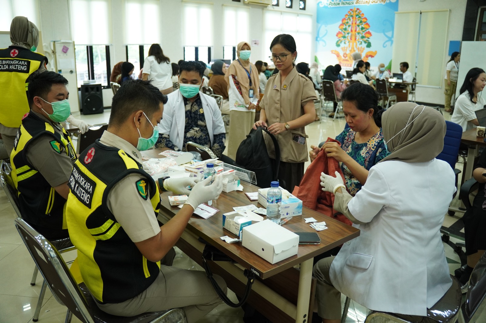 Sinergi untuk Kesehatan Perempuan di Kalteng, Rumkit Bhayangkara Dukung Program Sejuta Vaksin HPV
