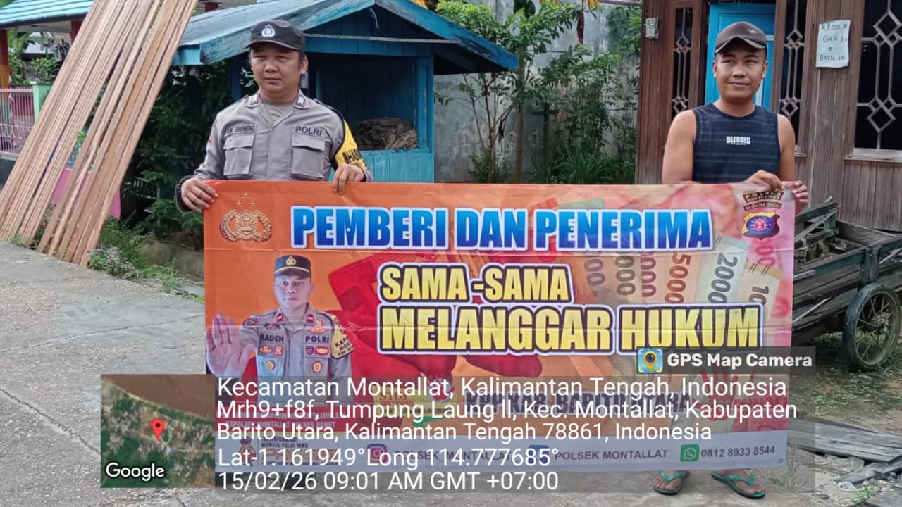 *Polsek Montallat Putus Tindak Pelanggaran Pungli, Polsek Montallat Himbau Stop Pungli ke Warga