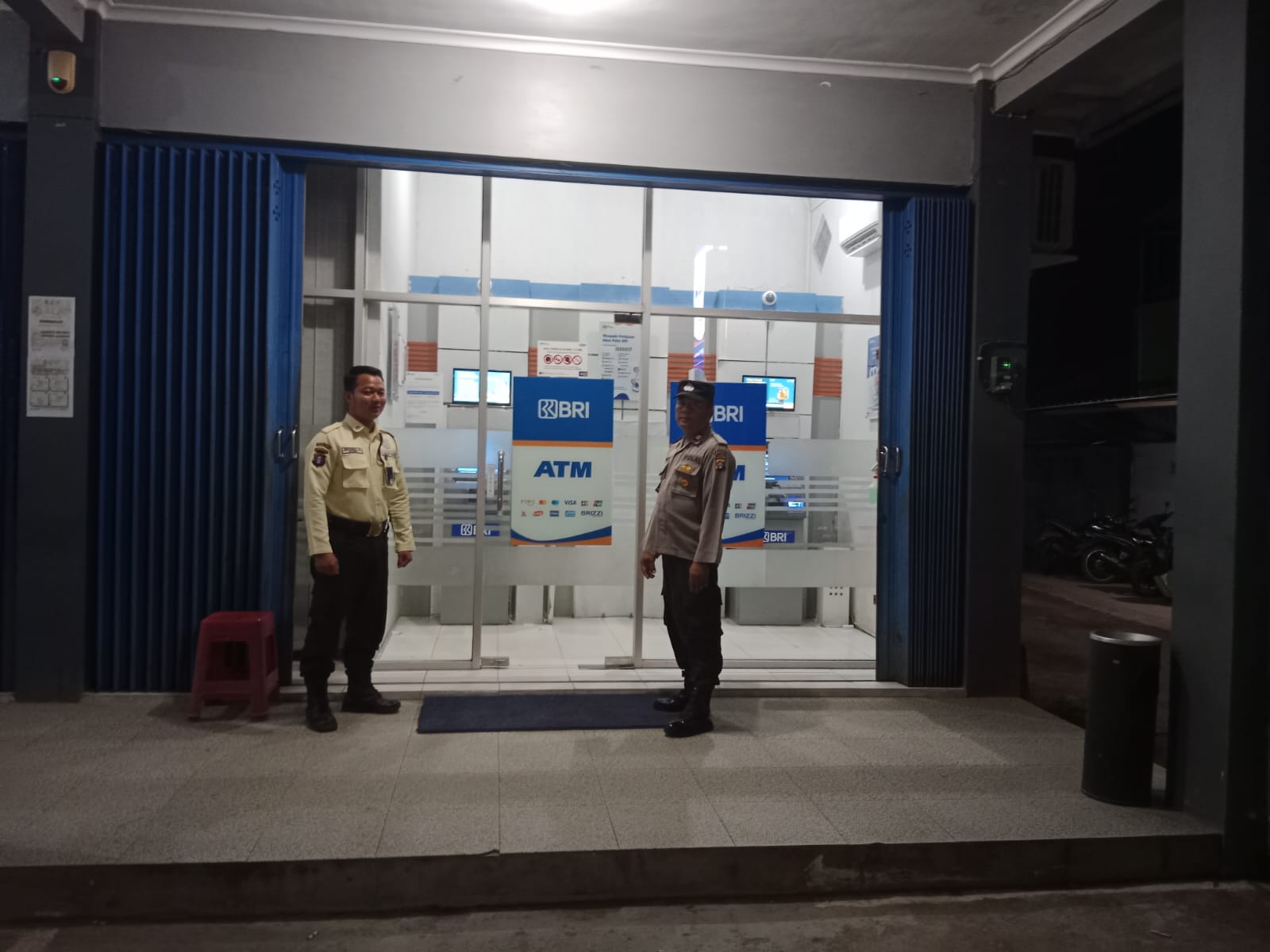 Cegah Gangguan Kamtibmas, Piket Polsek Bulik Patroli ATM