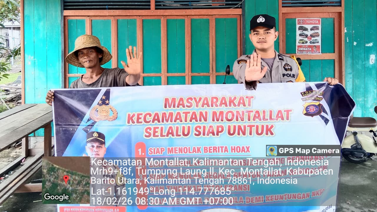 Polsek Montallat Gelar Sosialisasi Bahaya Hoax untuk Meningkatkan Literasi Informasi Masyarakat