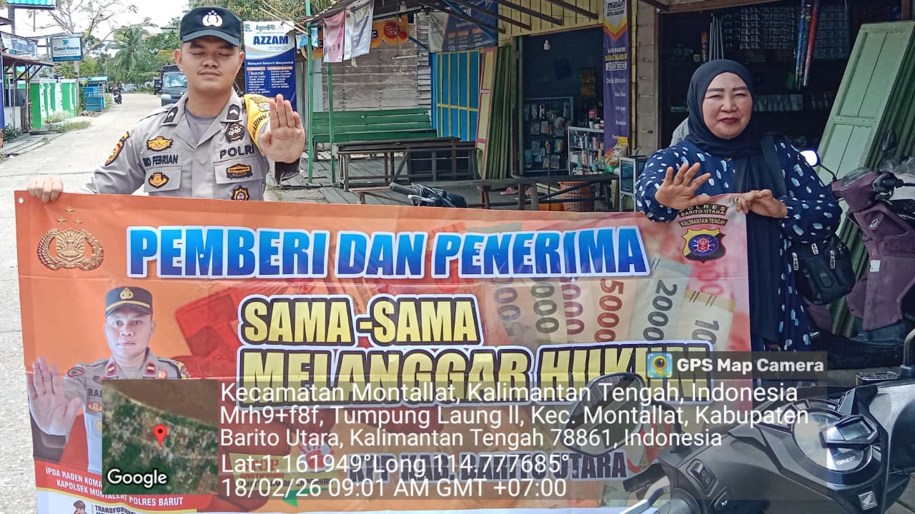 *Polsek Montallat Putus Tindak Pelanggaran Pungli, Polsek Montallat Himbau Stop Pungli ke Warga