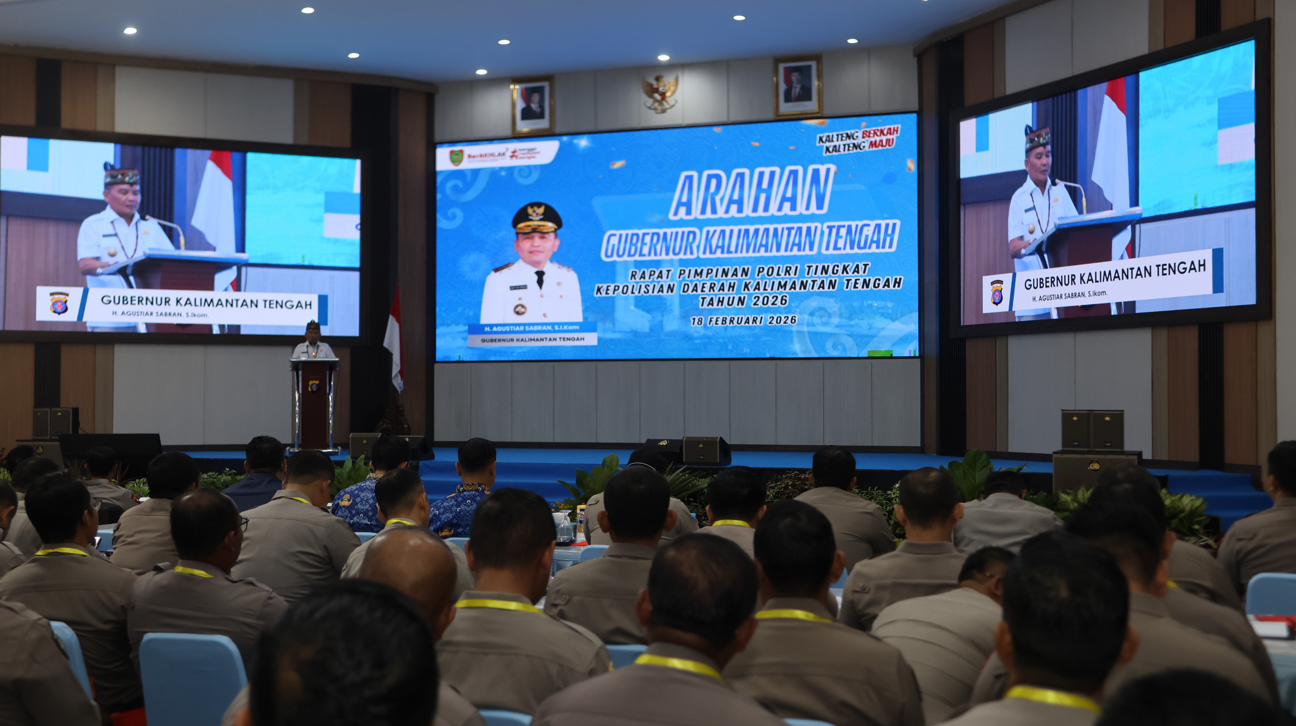 Rapim Polri Polda Kalteng Tahun 2026, Perkuat Sinergi Forkopimda Dukung Program Pemerintah