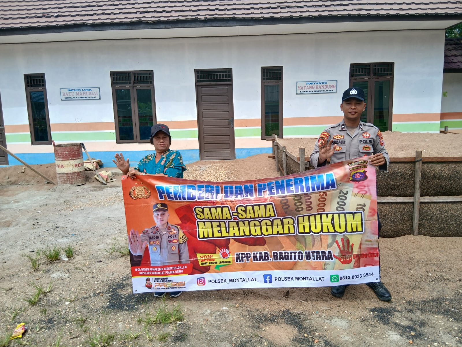 **Polsek Montallat Putus Tindak Pelanggaran Pungli, Polsek Montallat Himbau Stop Pungli ke Warga*