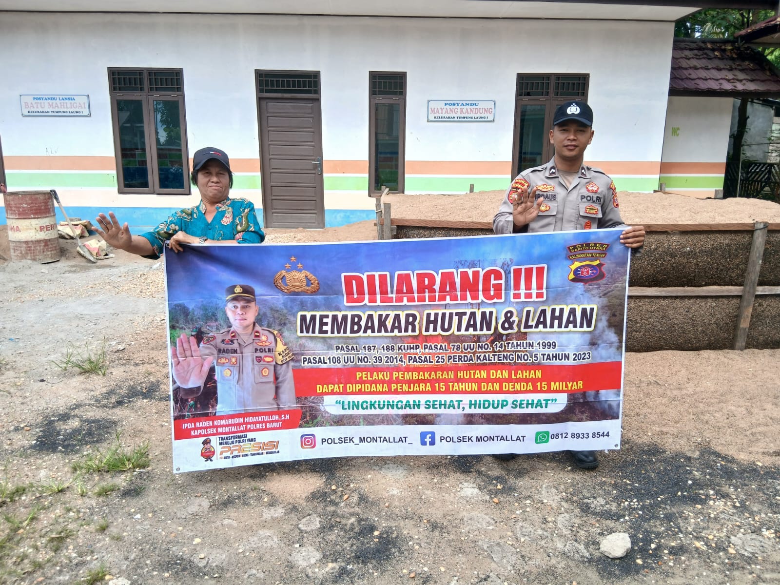 **Polsek Montallat Gelar Sosialisasi Karhutla Untuk Meningkatkan Kesadaran Masyarakat**