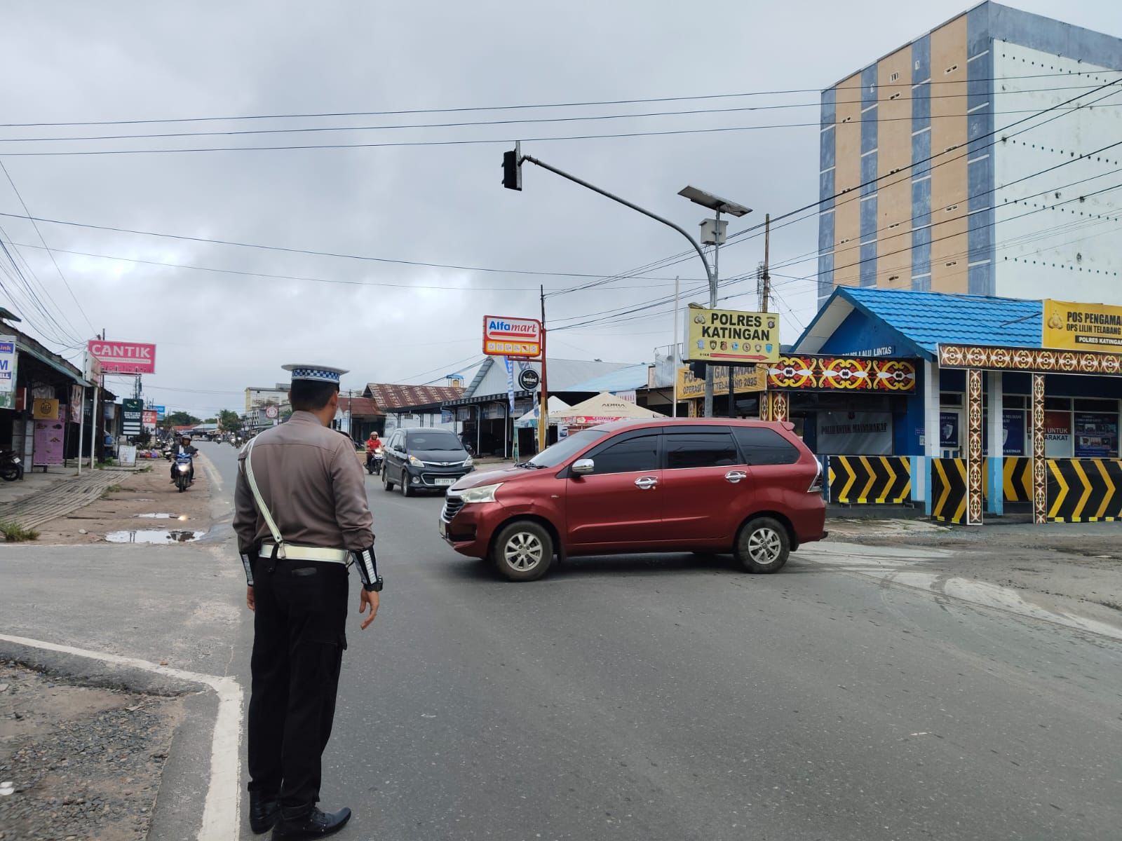 Pengaturan Pagi Di titik Rawan kepadatan arus lalulintas