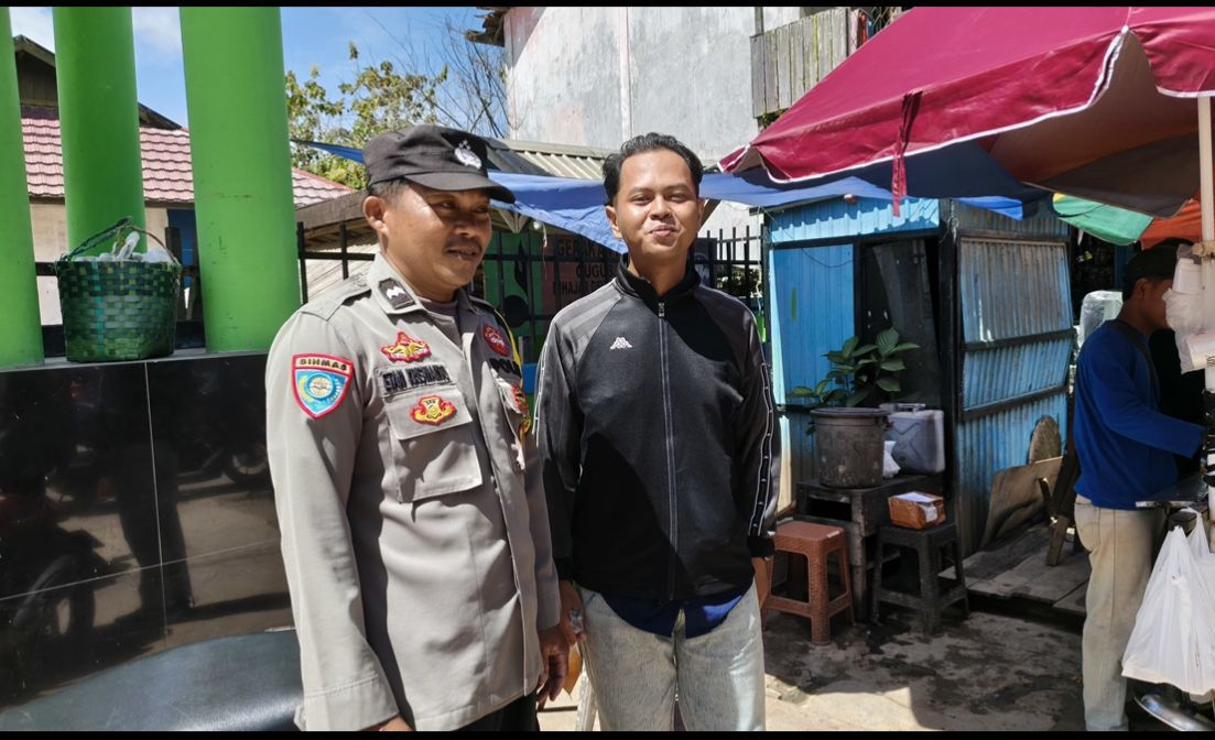 Perkuat Kamtibmas, Polsek Katingan Tengah Sambangi Warga