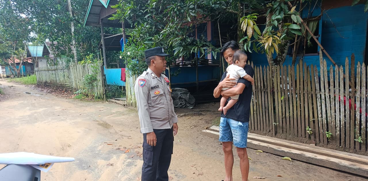 ‎BHABINKAMTIBMAS POLSEK KATINGAN HULU SAMBANGI WARGA.