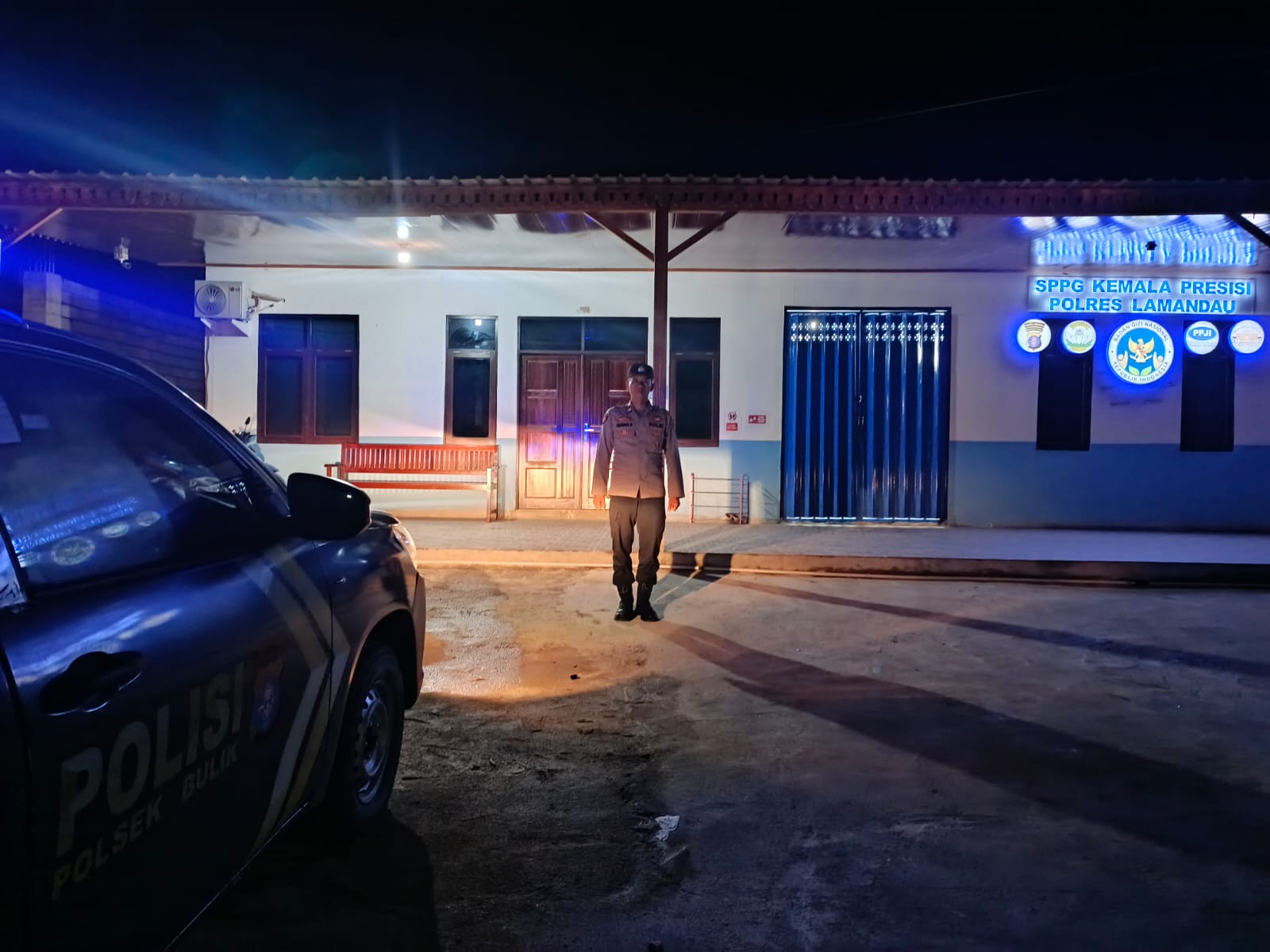 Personel Polsek melaksanakan Patroli di Wilkum Polsek Bulik