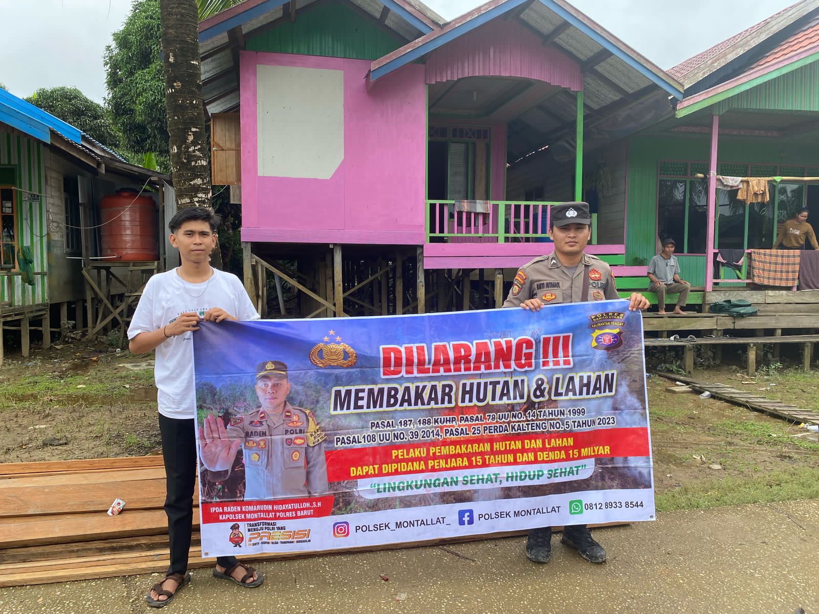 **Polsek Montallat Gelar Sosialisasi Karhutla Untuk Meningkatkan Kesadaran Masyarakat**