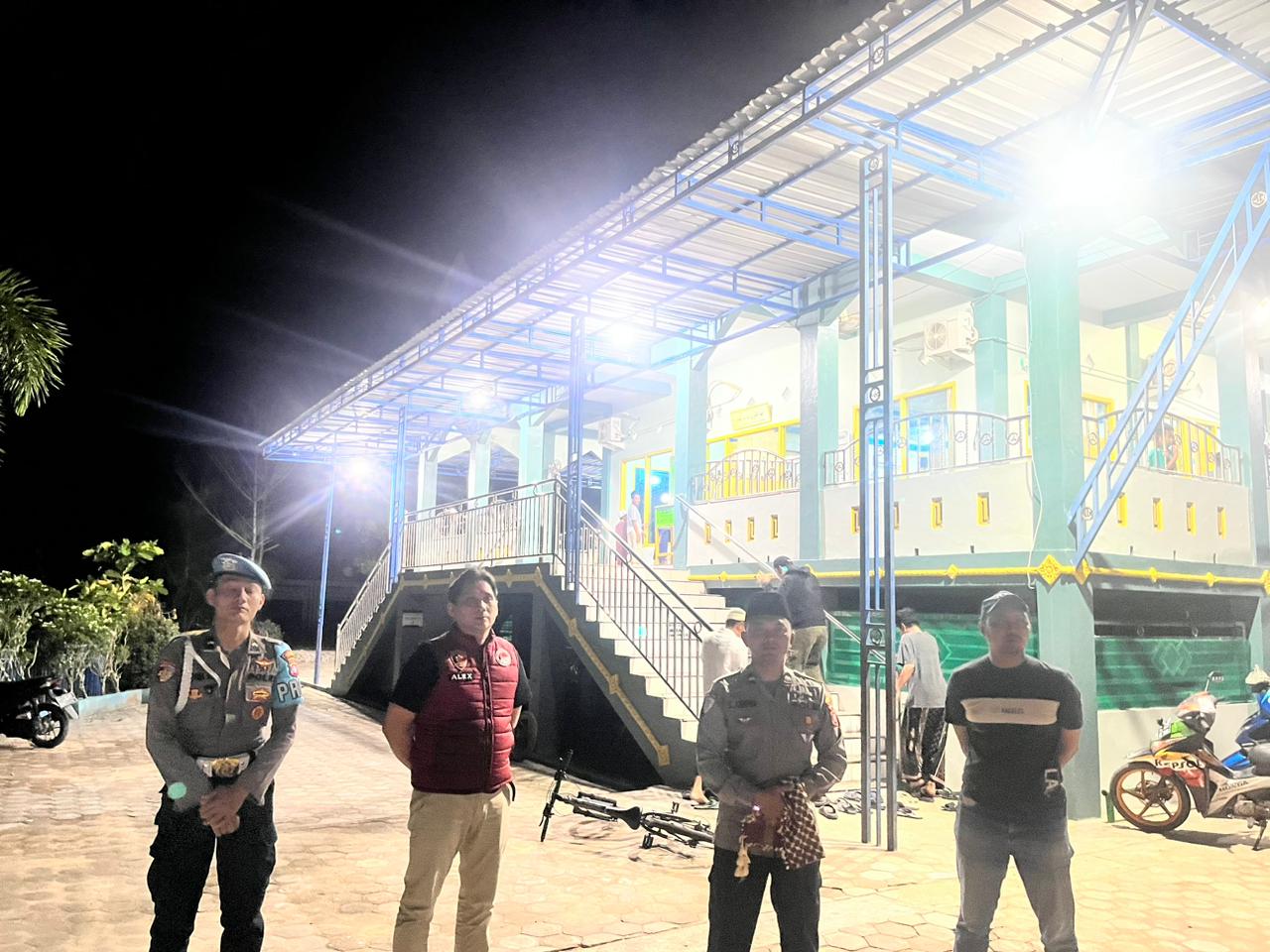 Ciptakan Rasa Nyaman, Polres Lamandau Lakukan Pengamanan Tarawih