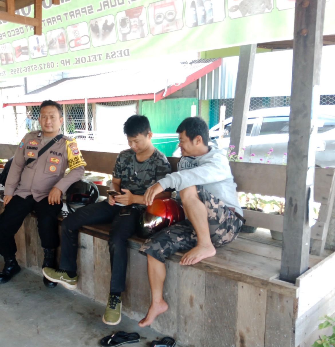 Polsek Katingan Tengah Sambang Kamtibmas