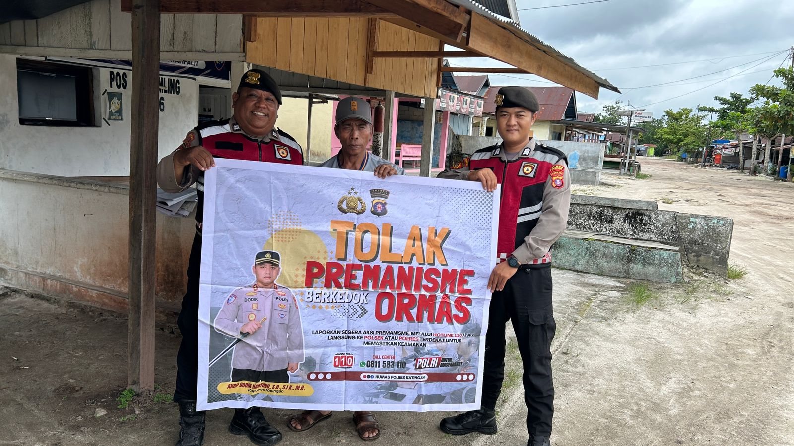 Sat Samapta Polres Katingan Gencar Patroli dan Sosialisasi Cegah Premanisme.
