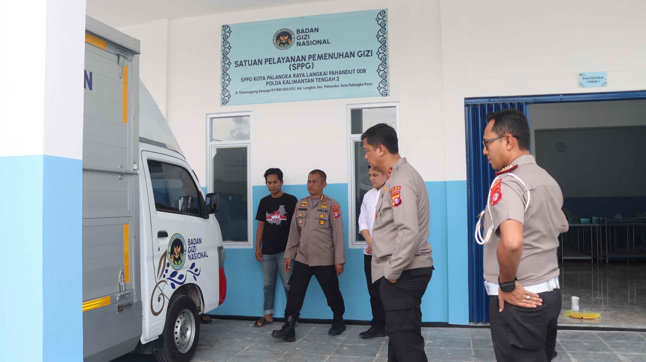 Tinjau Gedung SPPG Polda Kalteng 2, Kapolda Optimis Kebutuhan Gizi Masyarakat semakin Optimal