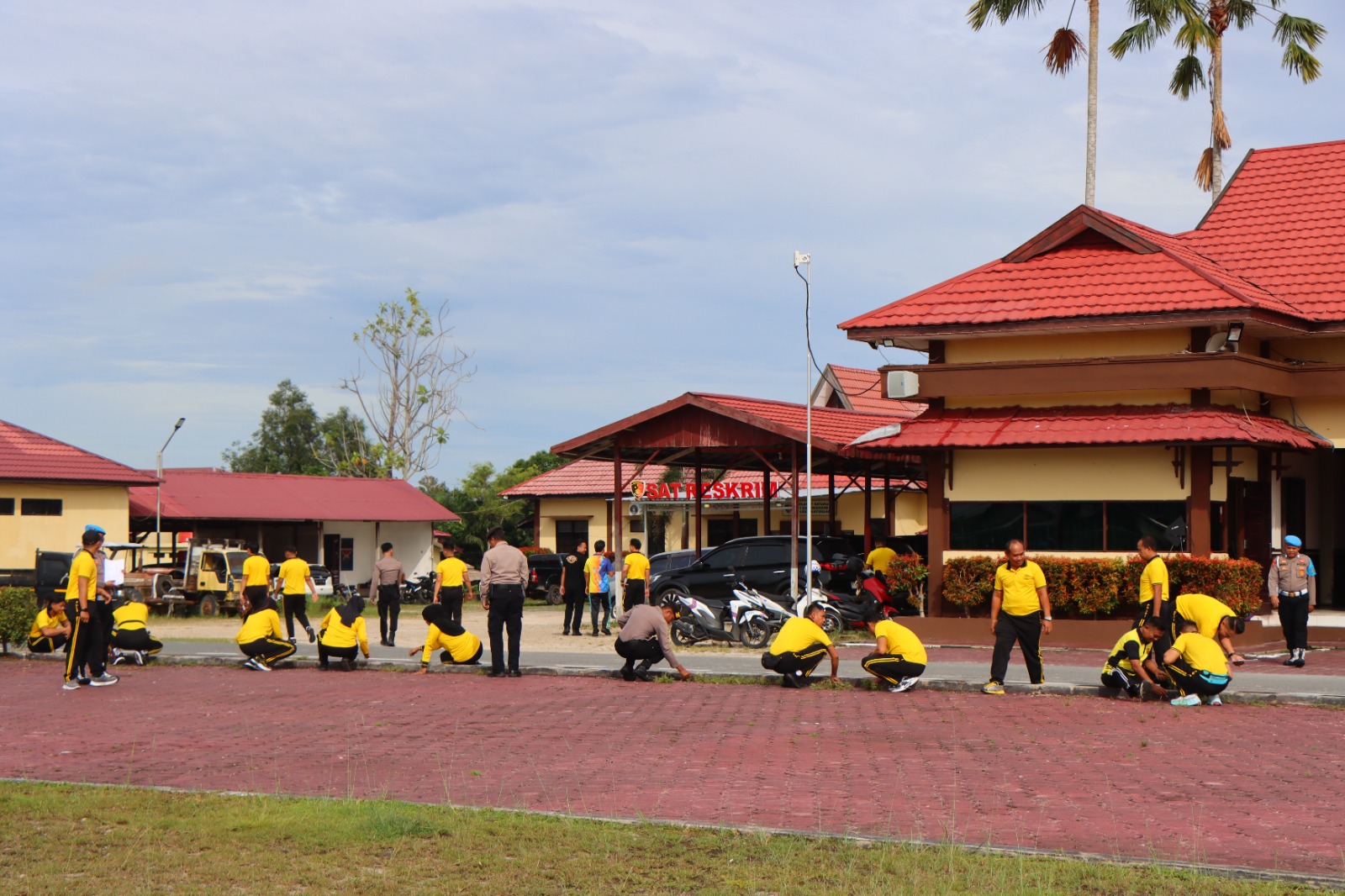 Polres Katingan Gelar Kurvei Bersama Dukung Program Indonesia Asri
