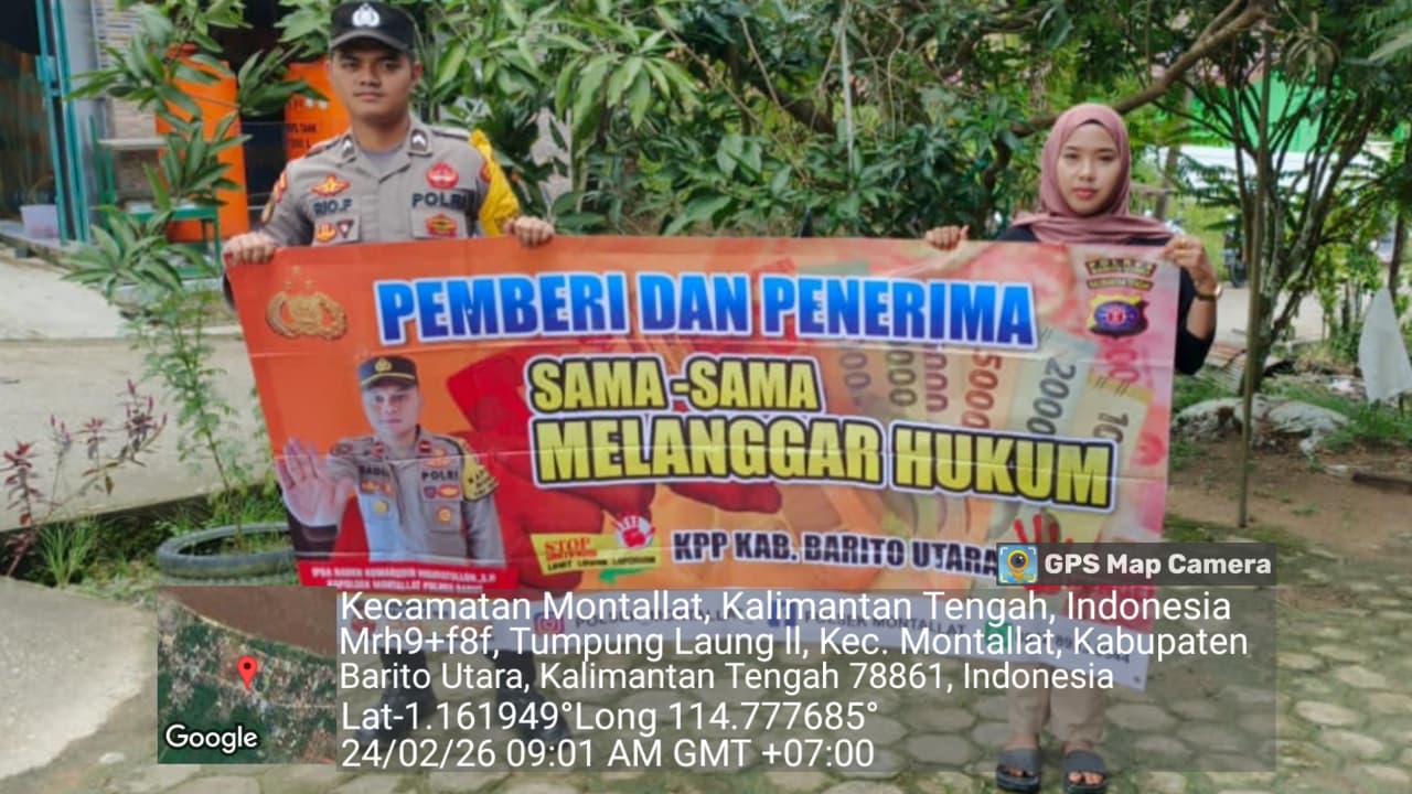 **Polsek Montallat Putus Tindak Pelanggaran Pungli, Polsek Montallat Himbau Stop Pungli ke Warga*